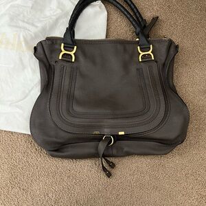 Chloe Large Marcie bag Dark Taupe